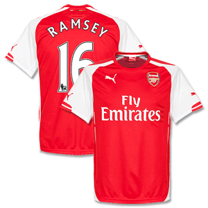 Puma Arsenal Home Ramsey Shirt 2014 2015