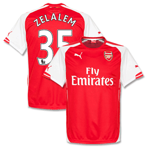 Puma Arsenal Home Zelalem Shirt 2014 2015