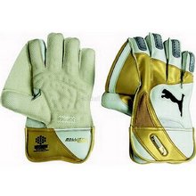 Puma Ballistic 3000 White/Gold Wicket keeping Glove
