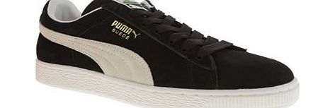 Black  White Suede Classic Eco Trainers
