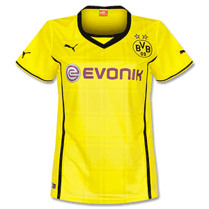 Borussia Dortmund Home Womens Shirt 2013 2014