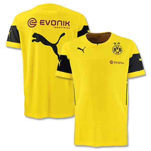 Puma Borussia Dortmund Yellow Training Shirt 2014 2015
