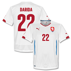 Czech Republic Away Darida Shirt 2014 2015 (Fan