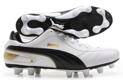 Puma Esito Finale FG Football Boots White/Black/Gold