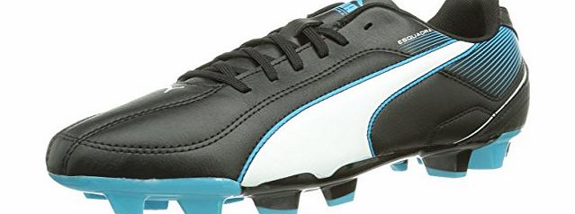 Puma Esquadra Fg, Mens Football Boots, Black/White/Scuba Blue , 6 UK