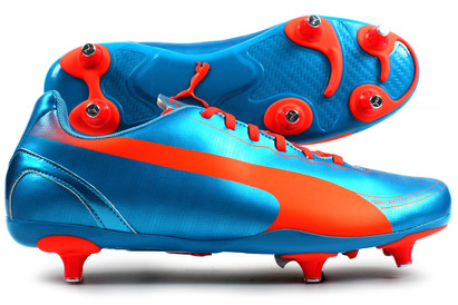 Evospeed 5.2 SG Football Boots Sharks Blue/Peach