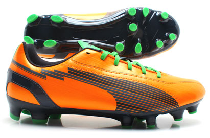 Puma Evospeed 5 FG Football Boots Orange/Charcoal