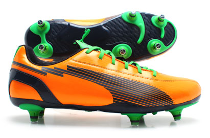 Evospeed 5 SG Football Boots Orange/Charcoal