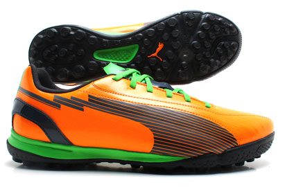 Evospeed 5 TT Football Boots Orange/Charcoal