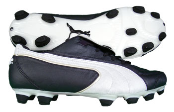 Puma King Exec Moulded FG Football Boots Black / White