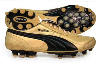 Puma Football Boots Puma King XL HG/3G Football Boots Team Gold/Black