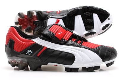Puma Football Boots Puma V-Konstrukt III FG Football Boots Black/White/Red