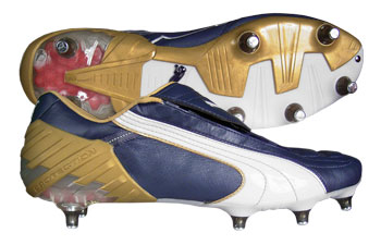 Puma Football Boots Puma V-Konstrukt SG Football Boots Navy / White / Gold