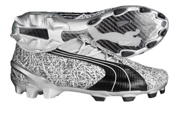 Puma V1-06 FG Football Boots Silver Grass / Black