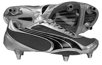 Puma Football Boots Puma V1-08 SG Football Boots Silver/Grey/Black