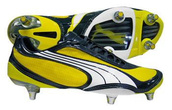Puma V1-08 SG Football Boots Yellow / Charcoal