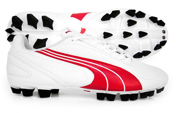 Puma Football Boots Puma V6.08 GCi FG Football Boots White/Red