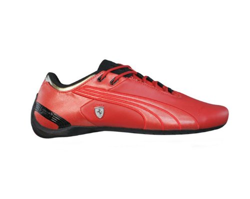 Future Cat M2 SF Ferrari Mens Leather Trainers / Shoes - Red - SIZE UK 7
