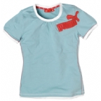 Puma Girls Pumashift T-Shirt Stratosphere Blue