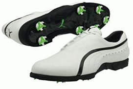 Golf 08 Concorde GTX White/Brown Golf Shoe