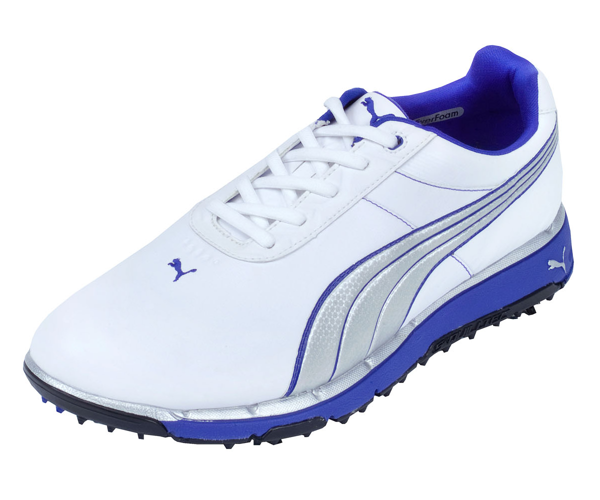 Puma Golf Faas Trac Golf Shoes White/Silver