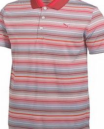 Junior Roadmap Stripe Golf Polo Shirt