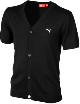 puma Golf Knitted Cardigan Black
