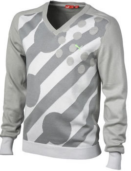 puma Golf Knitted Sweater Limestone Grey