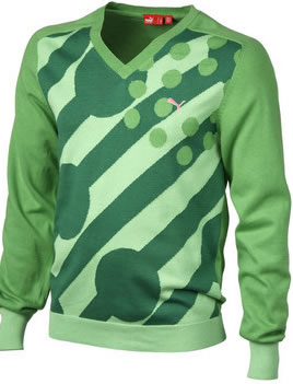 puma Golf Knitted Sweater Vibe Green