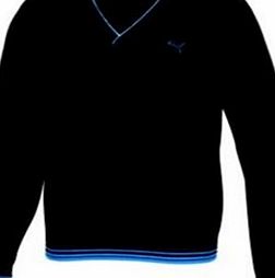 Puma Golf Mens V-Neck Merino Wool Sweater