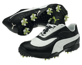 puma Golf PG SYM Golf Shoe Black/White/Grey