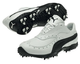 puma Golf PG SYM Golf Shoe White/Black