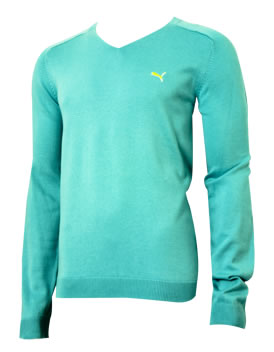 puma Golf Plain Knit Sweater Angel Blue