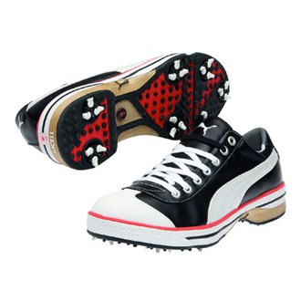 Puma Club 917 Golf Shoes (Black/White/Red)