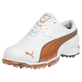 Puma Spark Sport Golf Shoes (White/Orange) 2012
