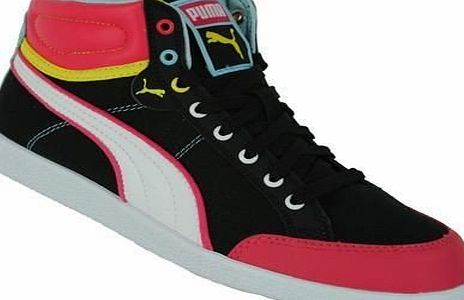 Puma Ikaz Mid FS 3 Womens Trainers / Shoes - Black, Black, DE/39 - UK/6 - US/8.5