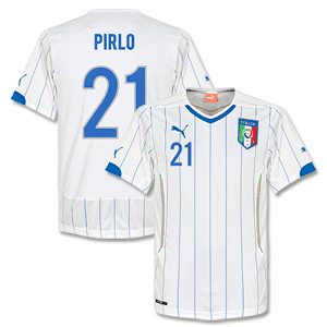 Puma Italy Away Boys Pirlo Shirt 2014 2015 (Fan Style