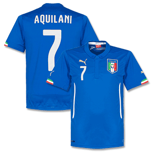 Italy Home Aquilani Shirt 2014 2015