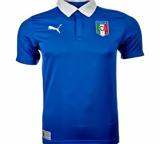 Italy Home S/S Football Shirt Blue - size M