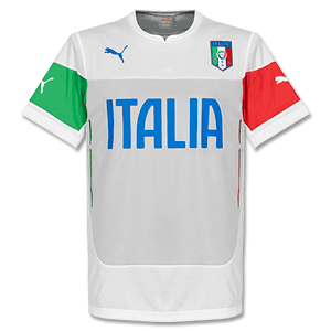 Puma Italy Training Shirt - White - Boys 2014 2015
