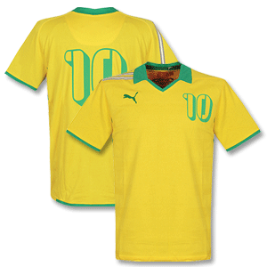 Puma King Legends Brazil Shirt Inc No.10