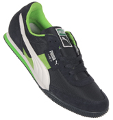 Lab II Navy/White/Green Trainers