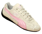 Ladies Puma Speed Cat SD Natural/Pink Trainers