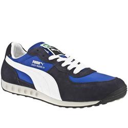 Puma Male Easy Rider Fabric Upper Fashion Trainers in Navy and White