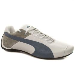 Puma Male Future Cat Lo P Too Leather Upper Fashion Trainers in White and Grey