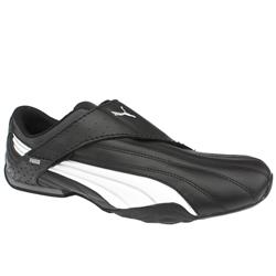Puma Male Taisoku At Ii Leather Upper Fashion Trainers in Black and White