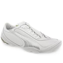 Puma Male V1.08 Trainer Manmade Upper Fashion Trainers in White and Silver