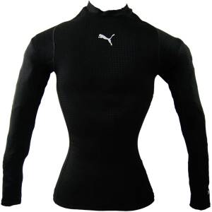 Puma Mens Long Sleeve Training Shirt Black