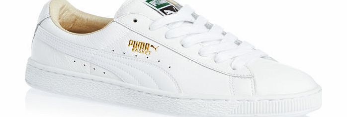 Puma Mens Puma Basket Classic Shoes - White/ White