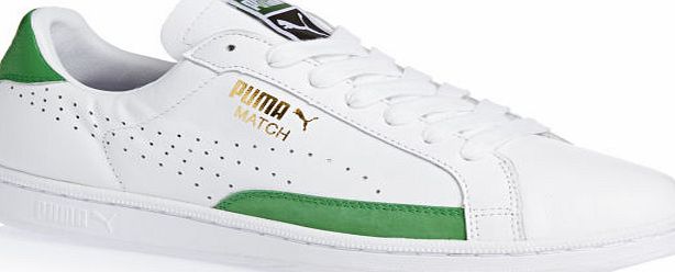 Puma Mens Puma Match 74 S5 Shoes - White-fern Green